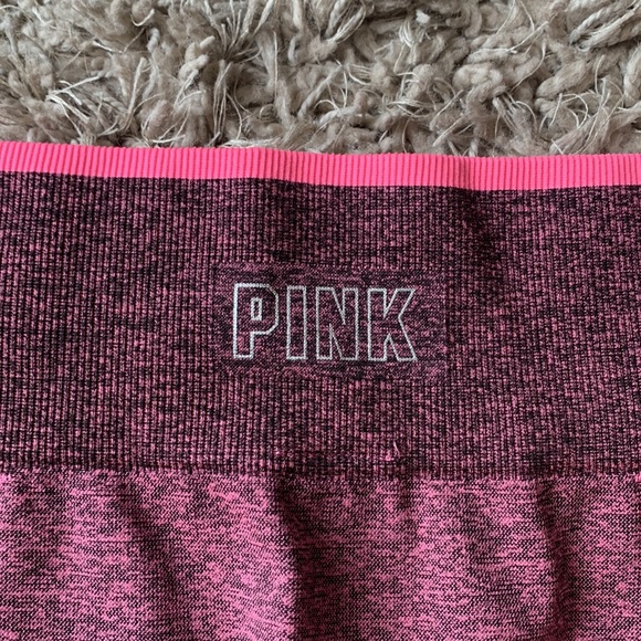 VS PINK Seamless Leggings Pink & Green (2) - Picture 7 of 15
